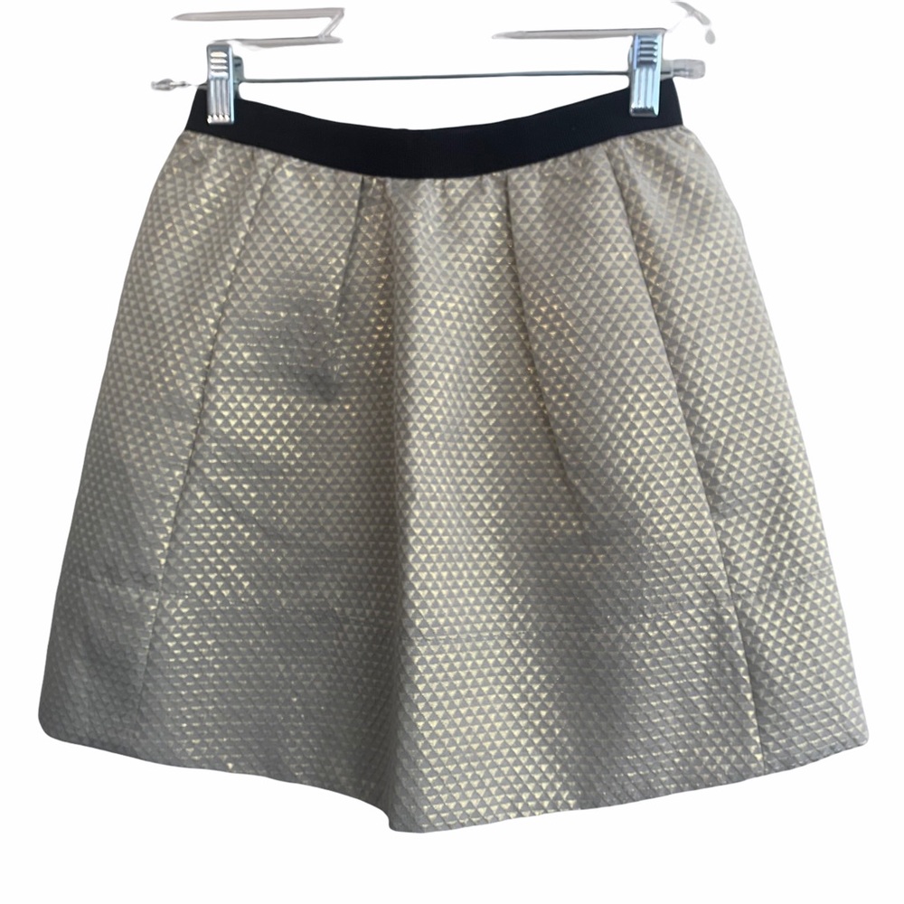 Ganni Textured Flare Mini‎ Skirt Size Medium